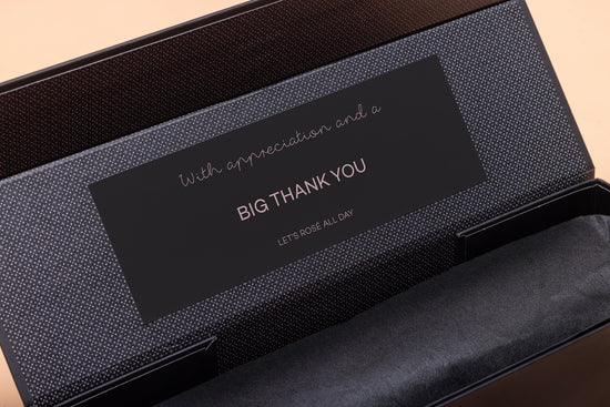 With Appreciation and a Big Thank You | Rose Wine Gift Box