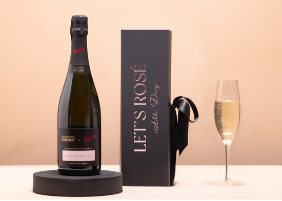 With Appreciation and a Big Thank You | Rose Wine Gift Box